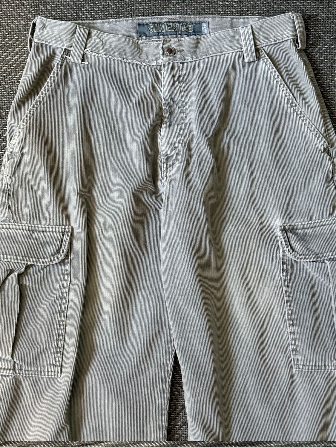 (36) 90s 리바이스 실버탭 코듀로이 카고 와이드 팬츠 상품이미지2