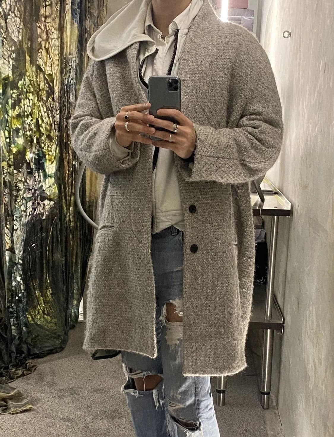 하이더 아커만 FW14 알파카 기모노 코트 상품이미지1