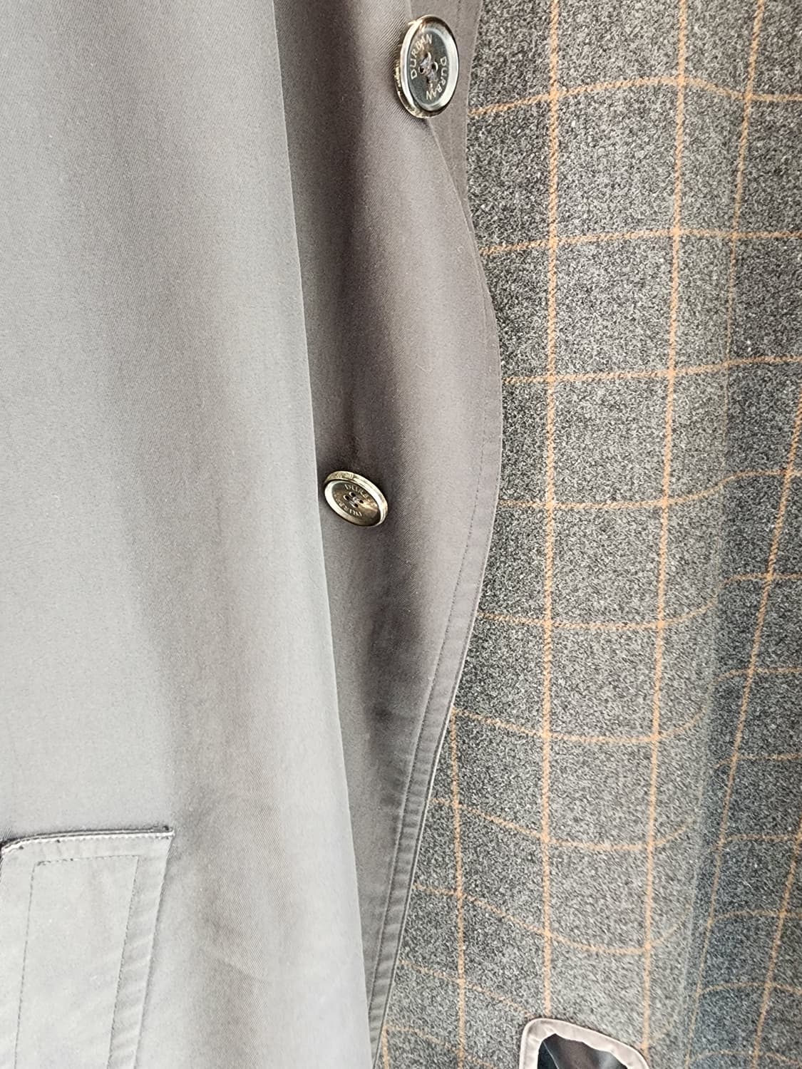 더반 D'URBAN 트렌치코트 팜. 블랙 발마칸 맥코트 100~105 상품이미지4