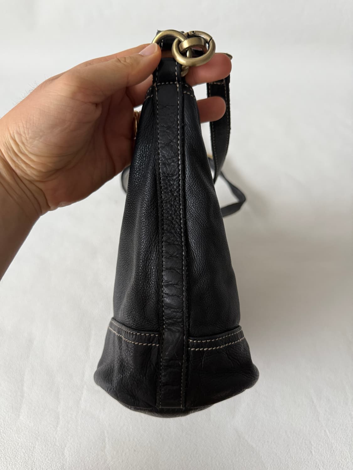 Pre owned 레더 크로스 숄더백 상품이미지6