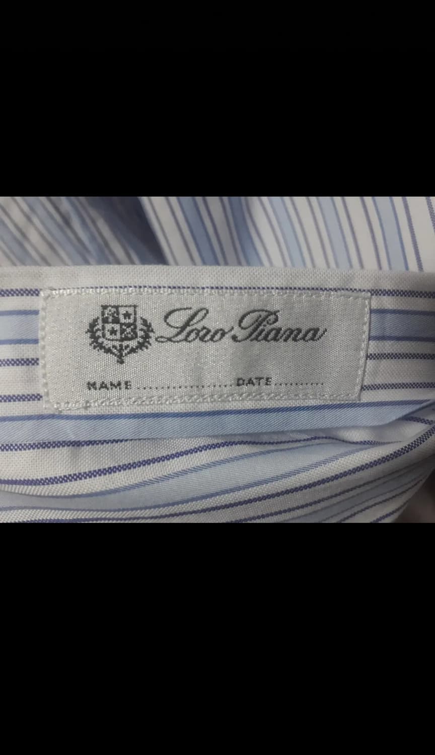 [판매] Loro Piana 로로피아나 이탈리아 핸드메이드 셔츠 상품이미지5