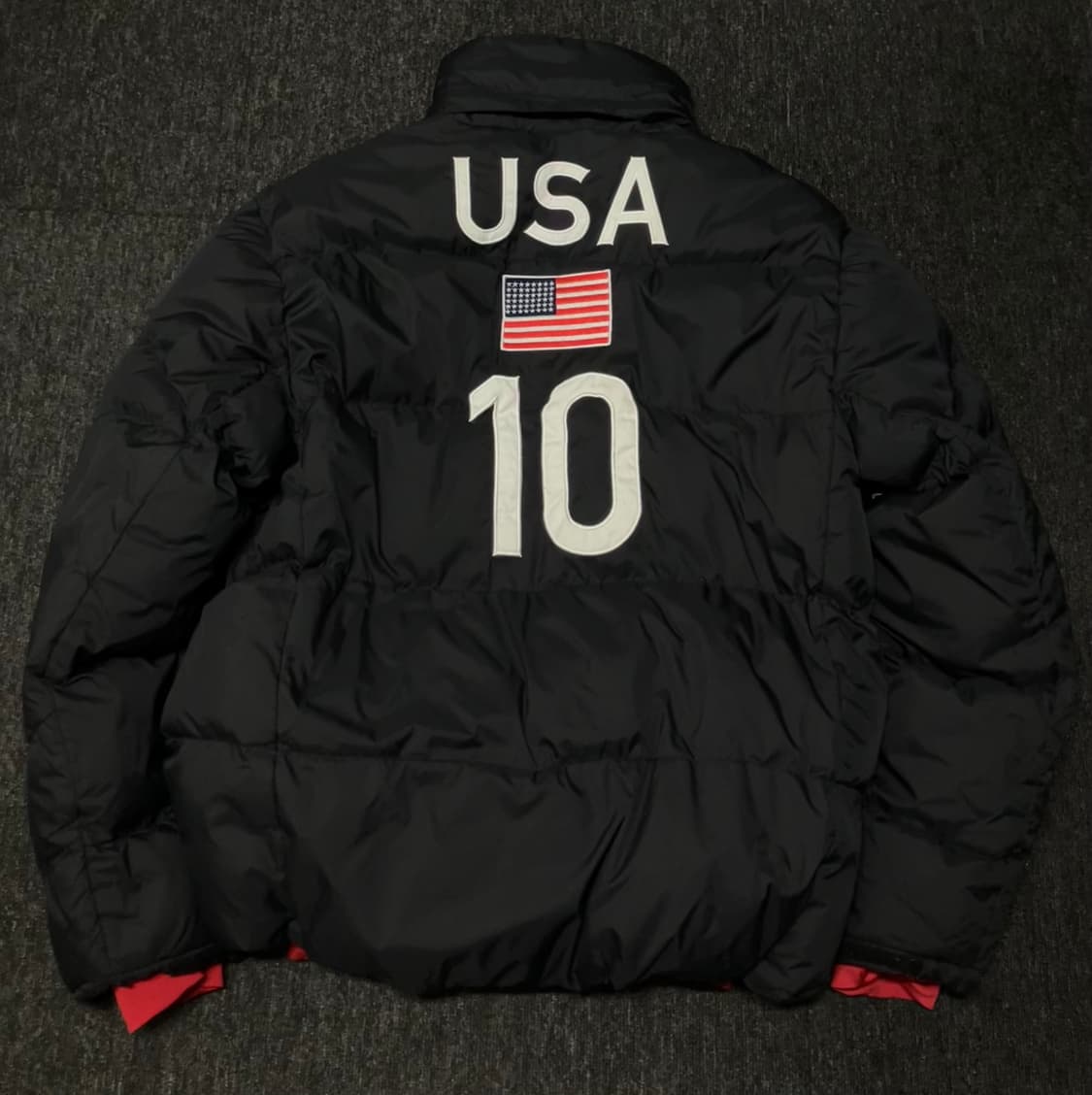 폴로 빅포니로고 패딩 USA 블랙 상품이미지5