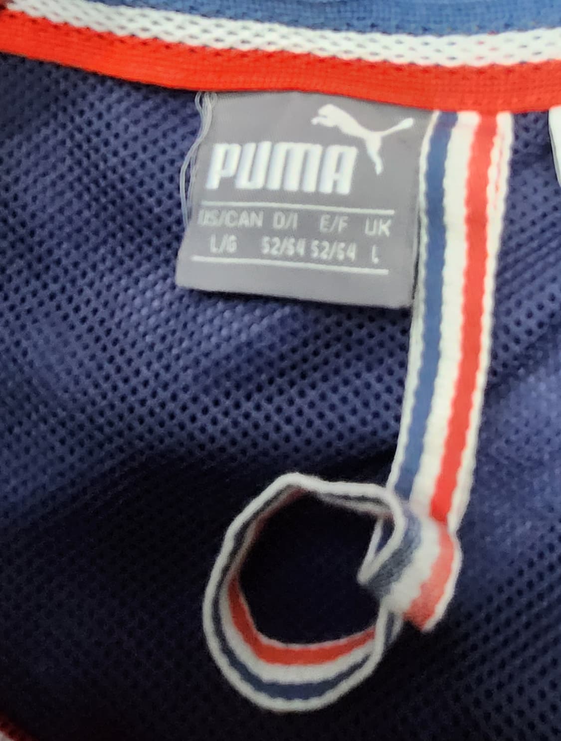 puma 네이비 후드 바람막이 L 상품이미지6