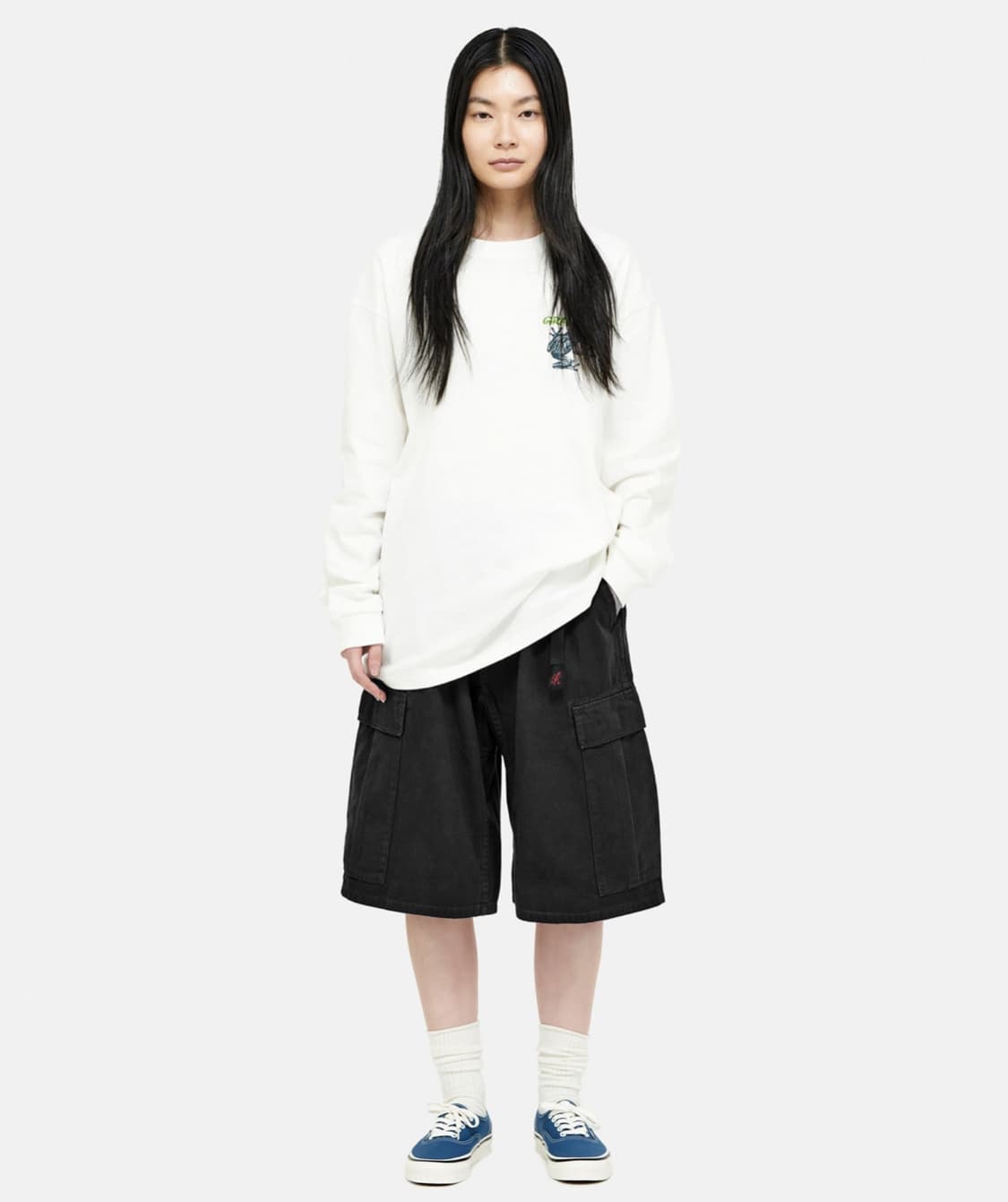 그라미치 카고 쇼츠 블랙 XL 상품이미지1