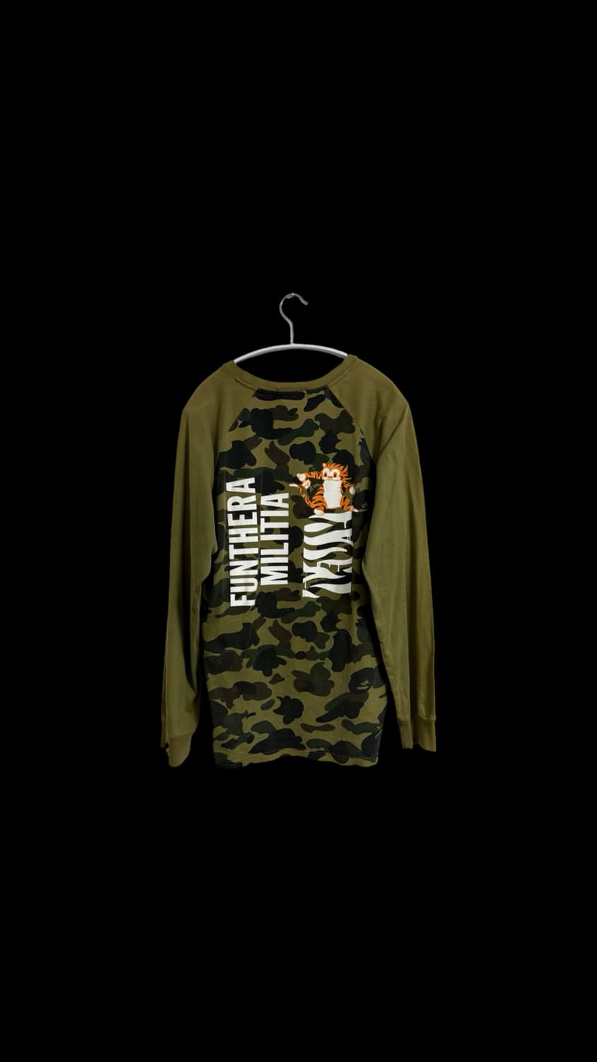 베이프 타이거 녹계 롱슬리브 상품이미지2