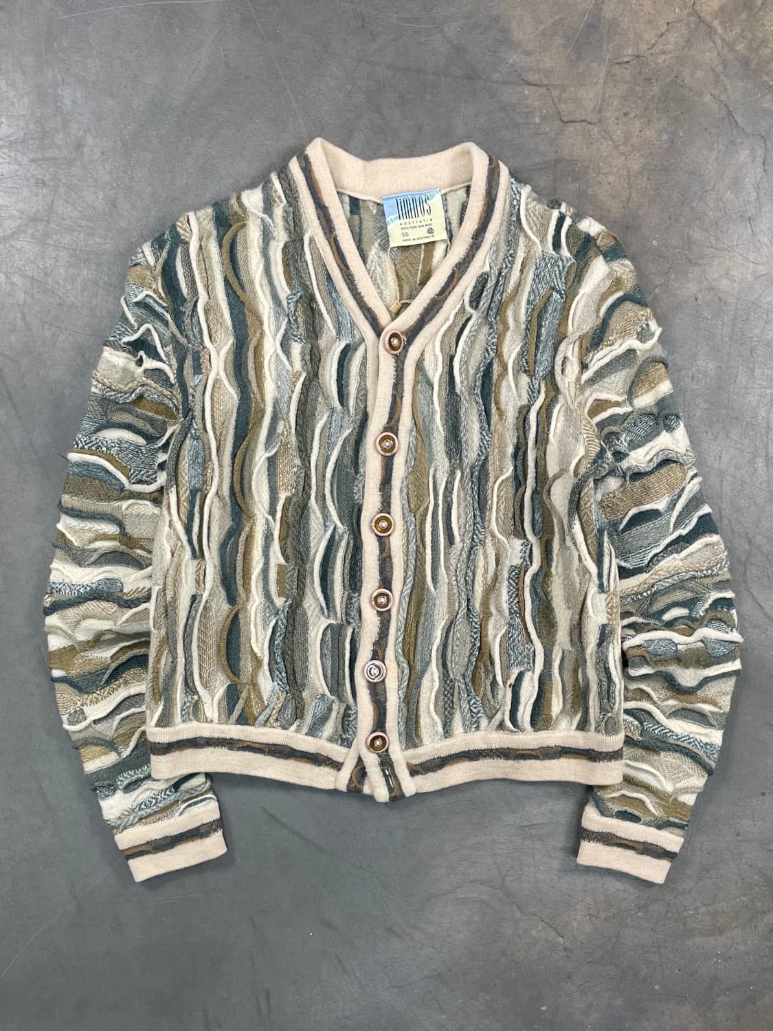 빈티지 케이블 니트 가디건 상품이미지1