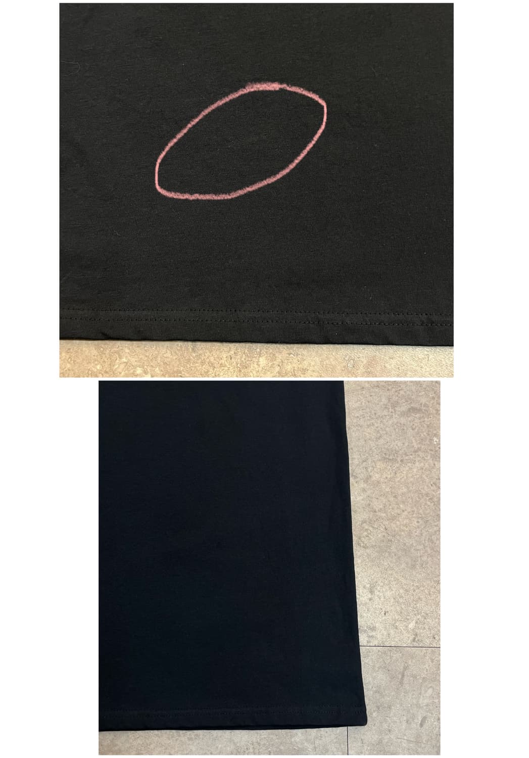 아미 스몰 하트 로고 반팔티 블랙 XL #csz3481 상품이미지9