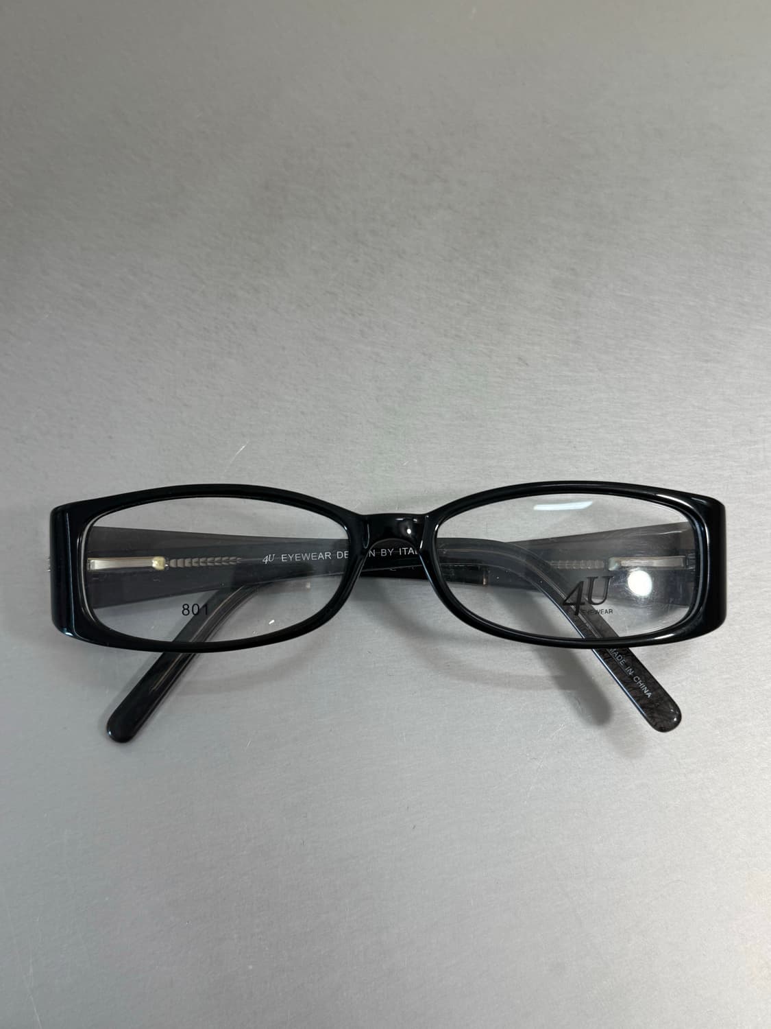 4U EYEWEAR 슬림 스퀘어 안경테 상품이미지1