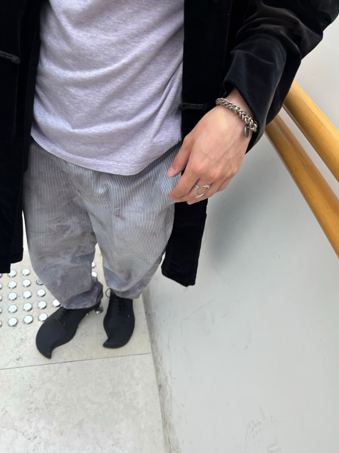 꼼데가르송 마블 프린팅 팬츠  상품이미지7