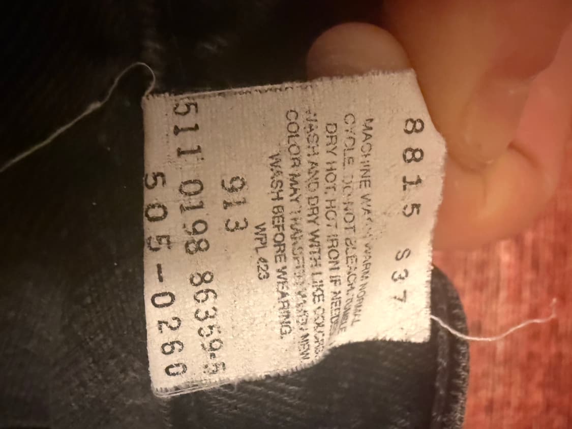 90s 리바이스 505 흑청 상품이미지4