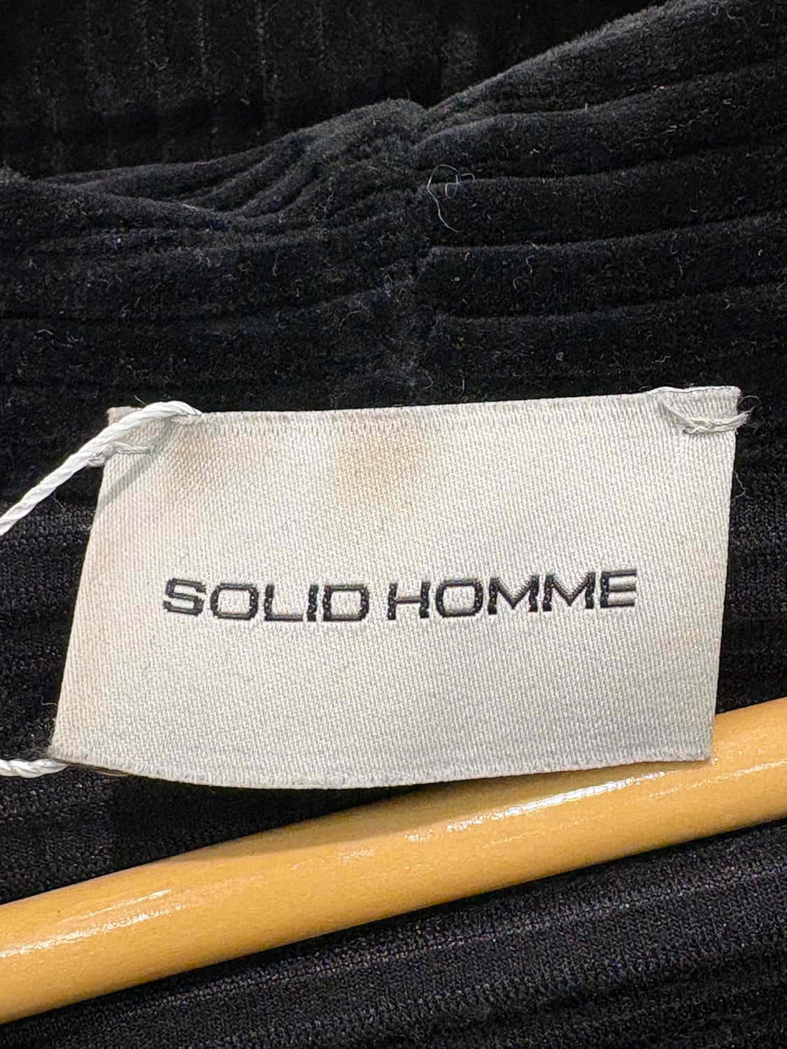 솔리드옴므 코듀로이 반집업 후드티 상품이미지10