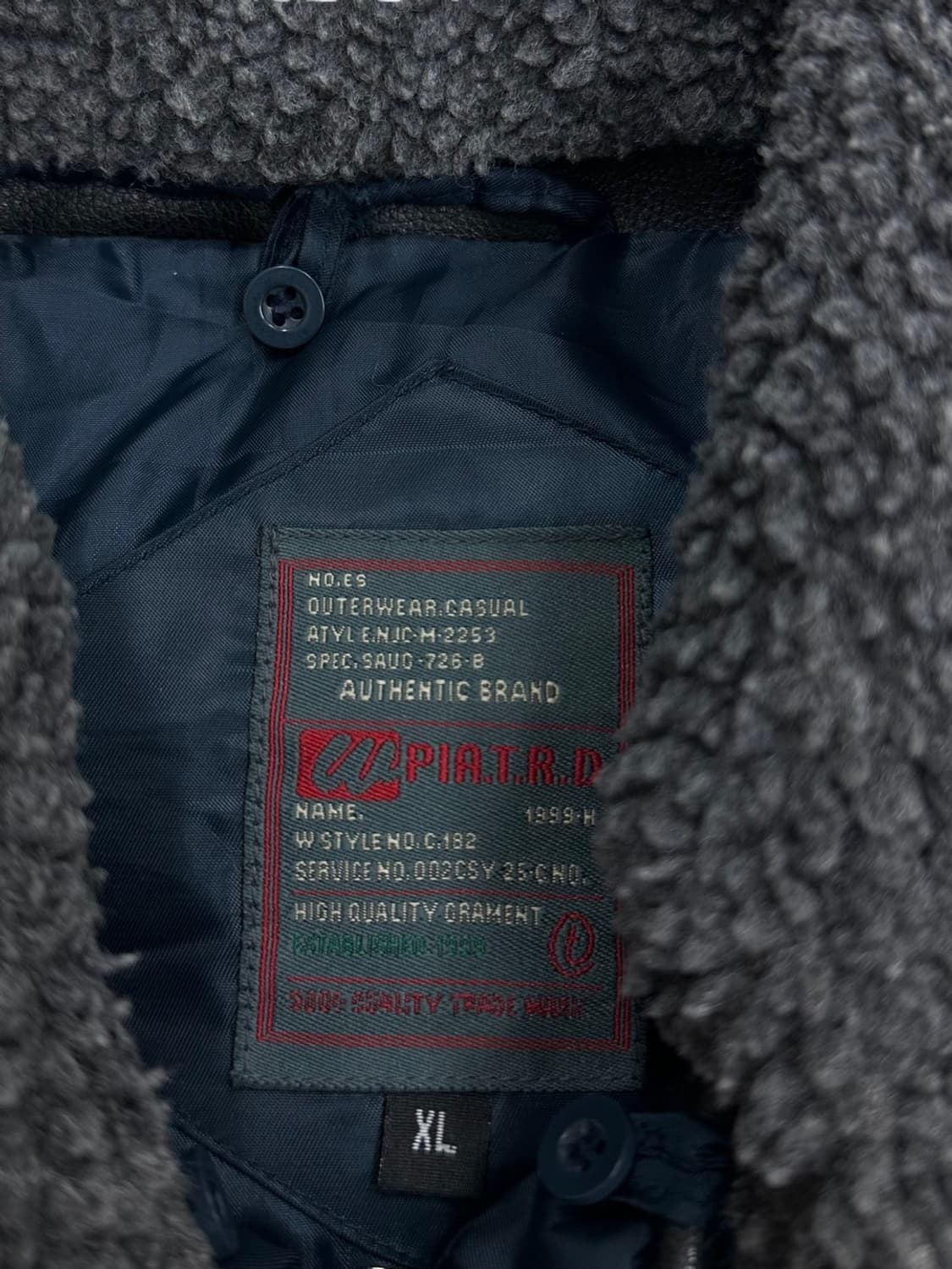 pia.t.r.d ma-1 항공점퍼 블루 (XL~2XL) 상품이미지9