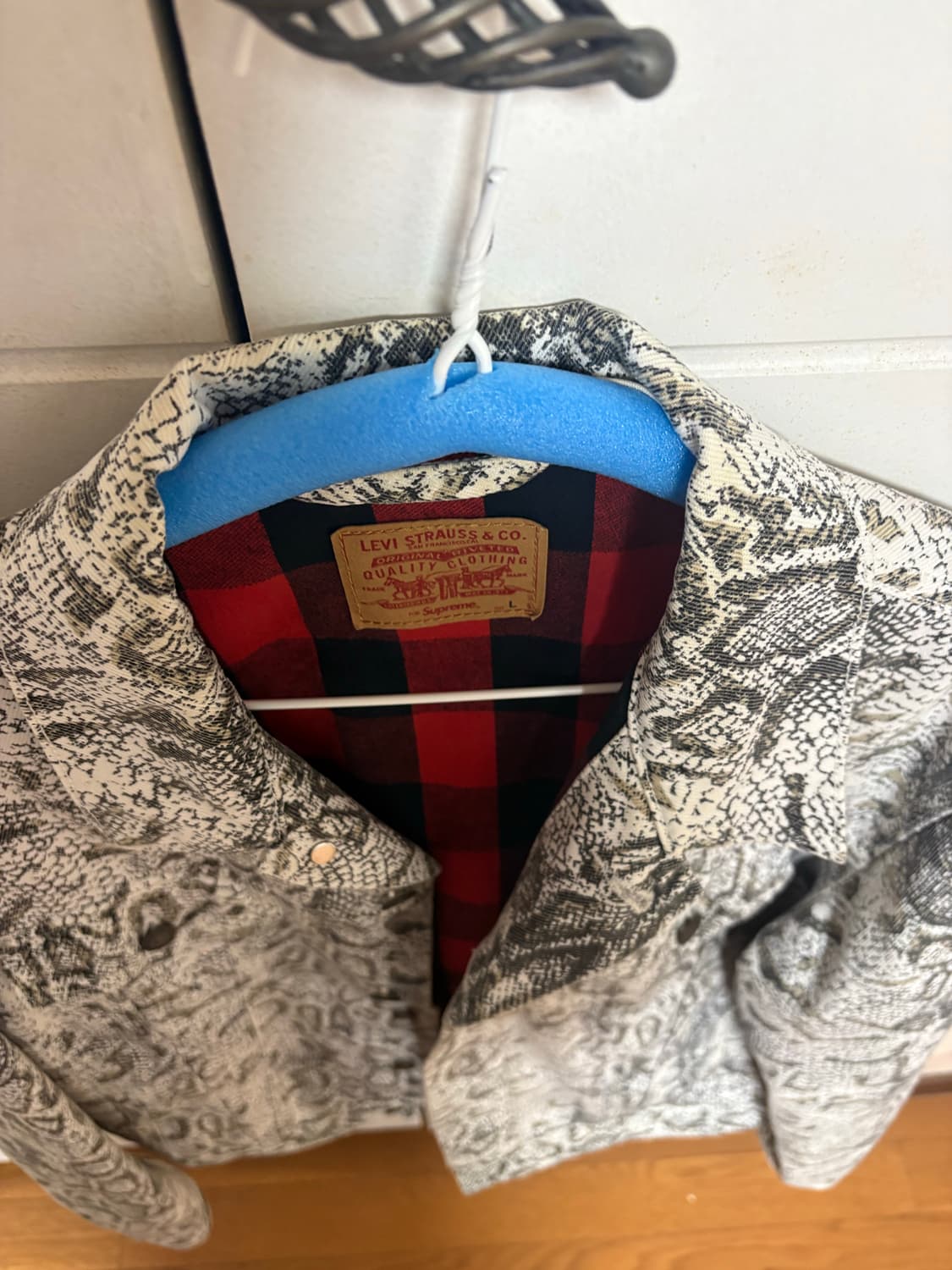 슈프림 리바이스 뱀피 트러커 자켓 L 상품이미지7