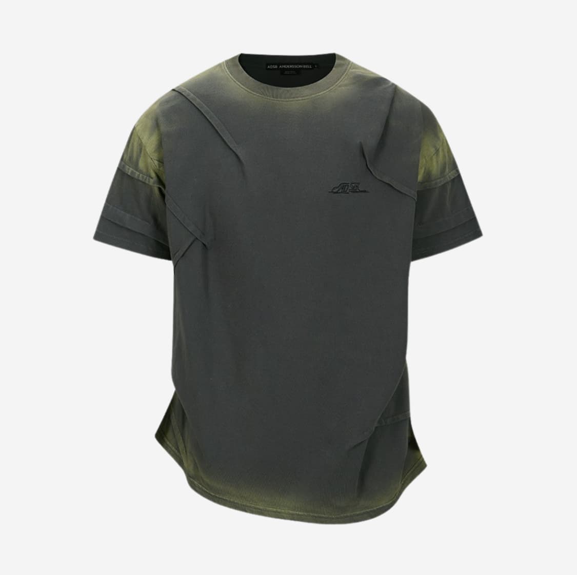 앤더슨벨 Mardro Gradient T-Shirt Charcoal L 상품이미지1