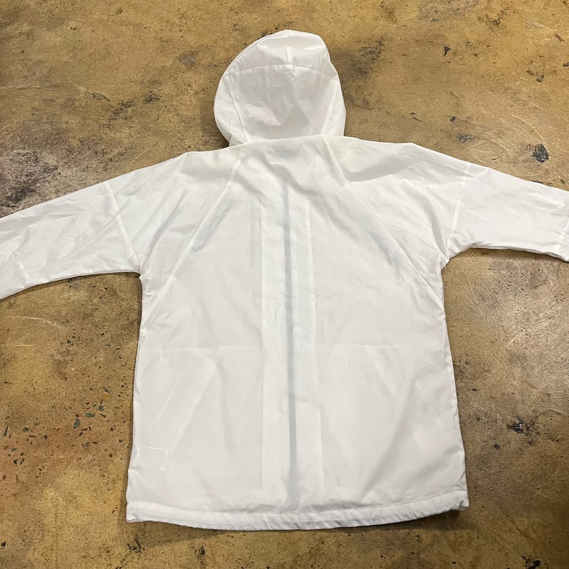 [정품/L] 아디다스 화이트 바람막이 후드 자켓 b16 상품이미지4