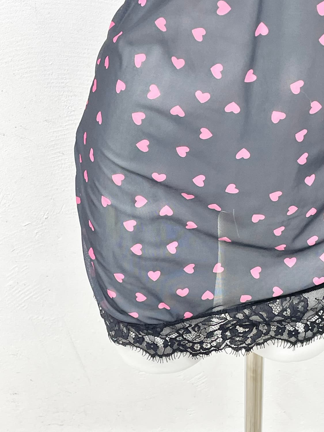 키치 하트 레이스 슬립 상품이미지3