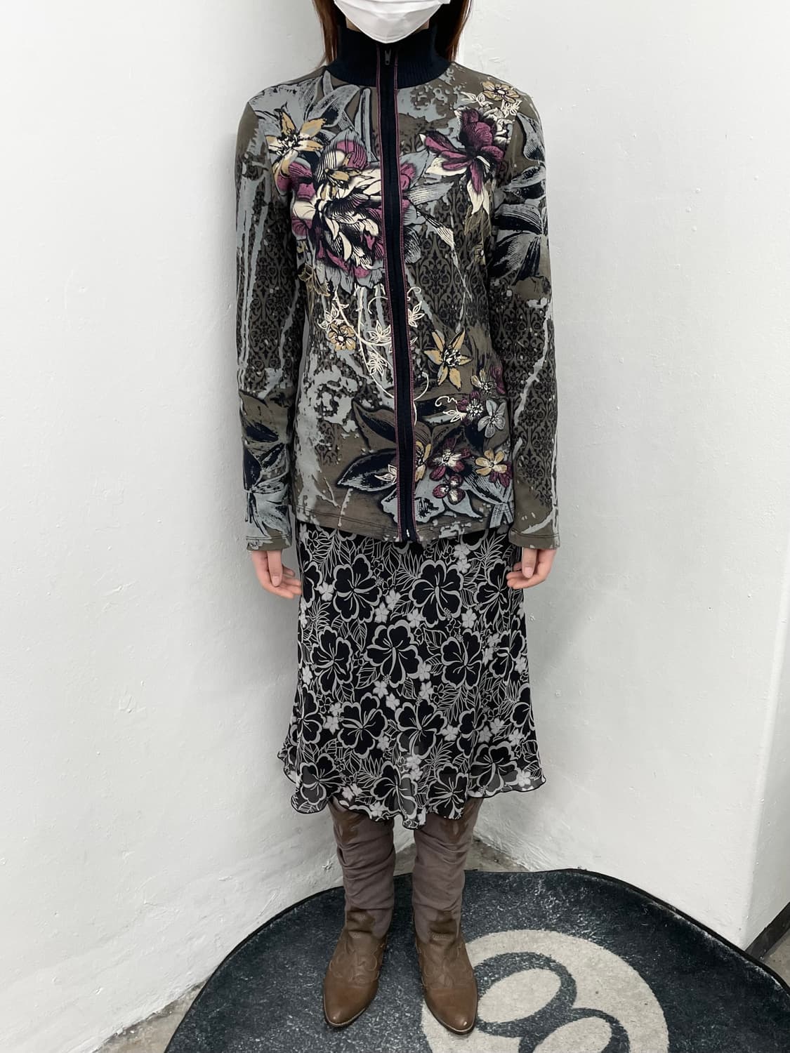 바닐라슈가 페어리그런지 오리엔탈 패턴 집업 상품이미지5