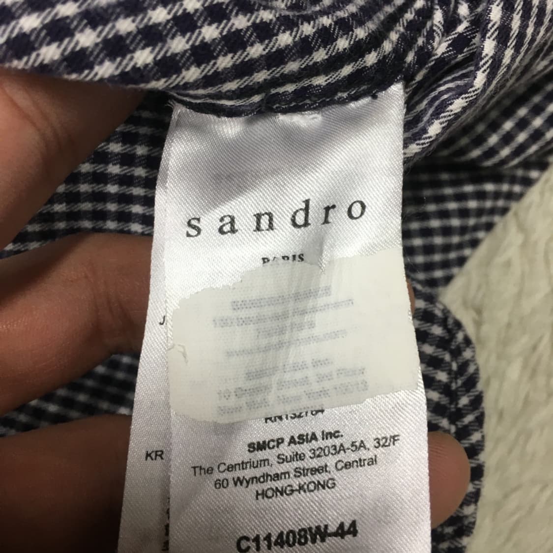 산드로 체크셔츠 DD06 상품이미지3