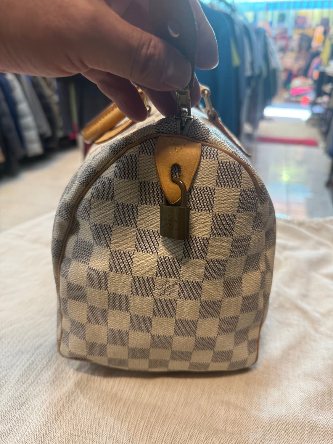 정품 루이비통 다미에 아주르 스피디30 팝니다 상품이미지5