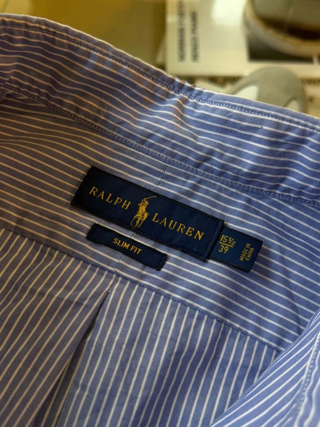 폴로 랄프로렌 버튼다운 셔츠 슬림100 상품이미지10