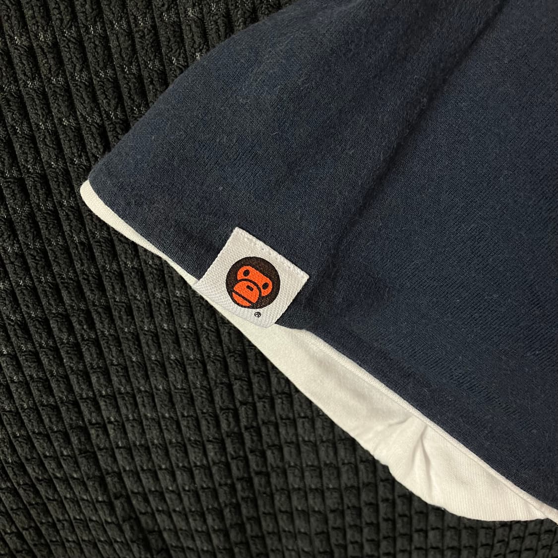 리버시블 베이비 마일로 양면 티셔츠 Navy/White 상품이미지6