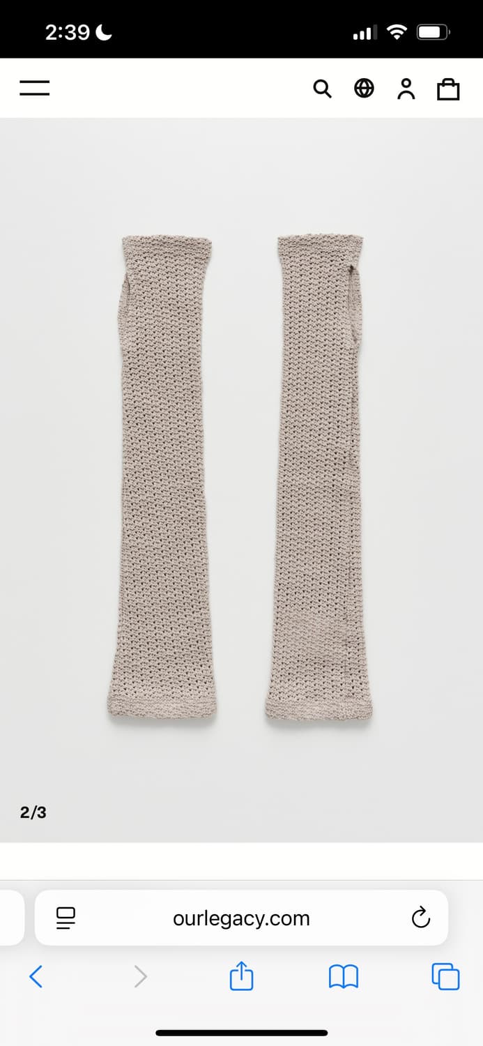 Our legacy sleeve warmer 아워레가시슬리브워머 새상품 상품이미지2