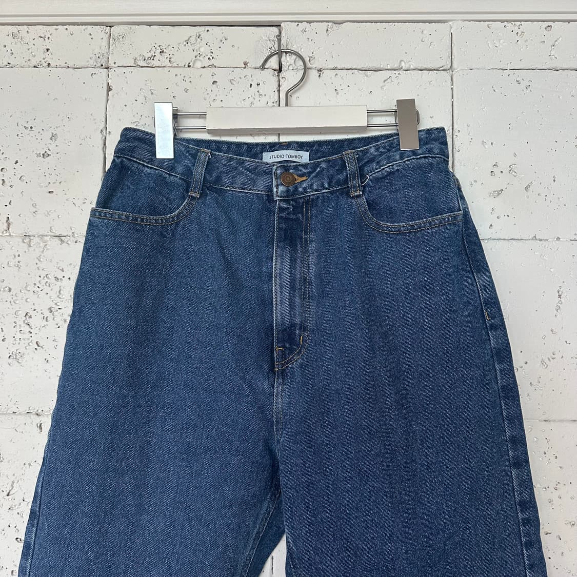 우먼67 스튜디오 톰보이 배기 데님 상품이미지2