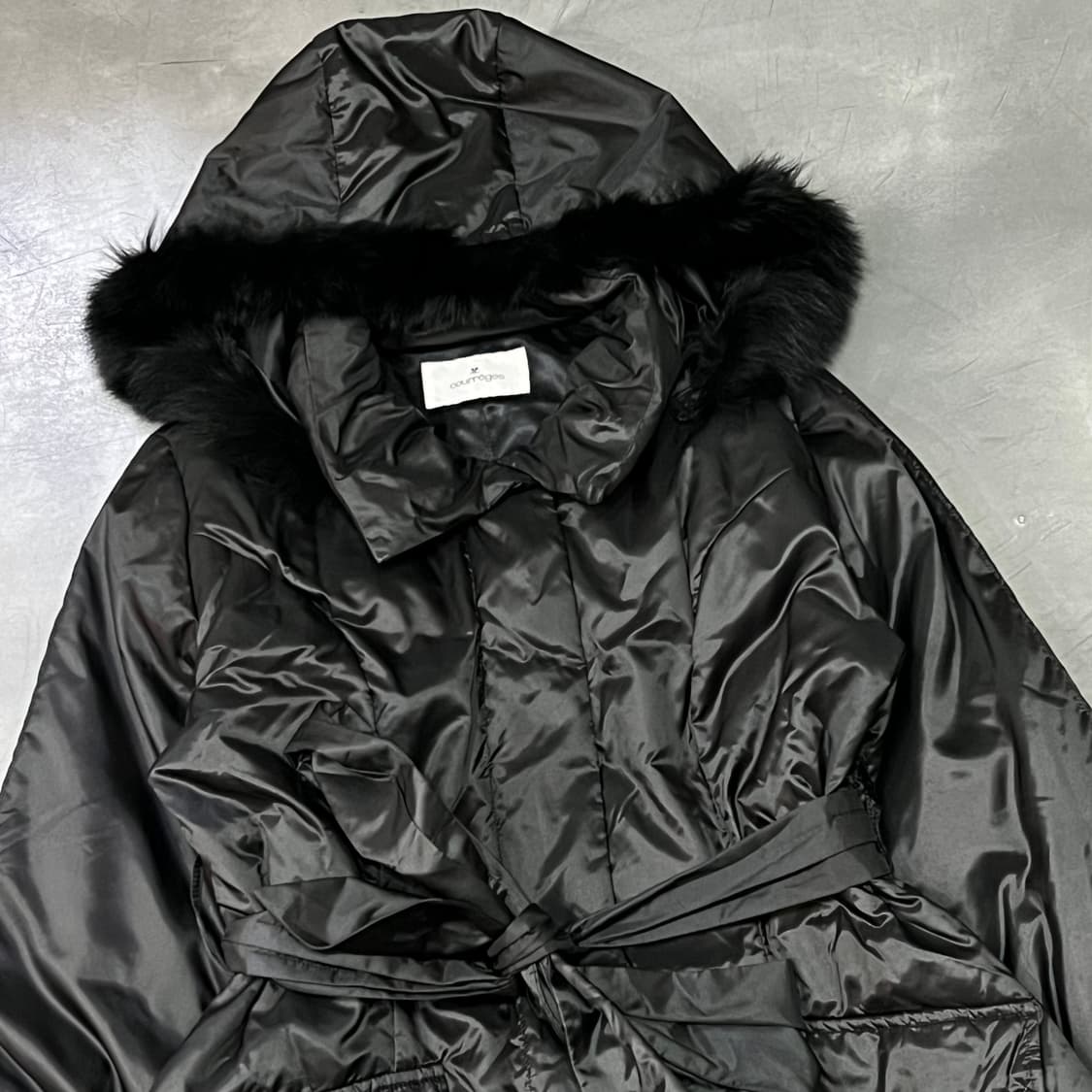  꾸레쥬 리본 디테일 패딩 y14517 상품이미지3