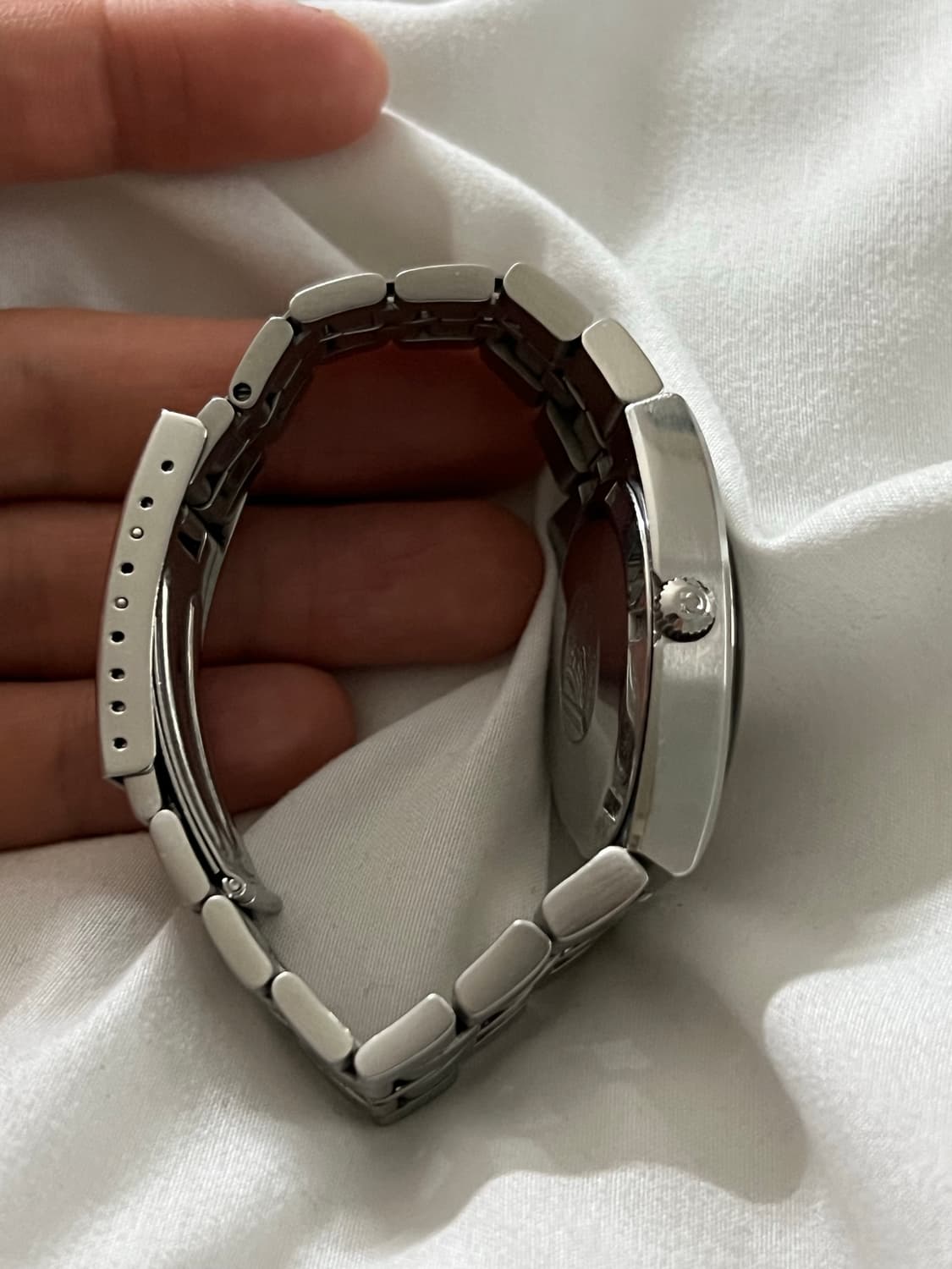 오메가 Constellation 백금베젤 오토매틱 시계 상품이미지4