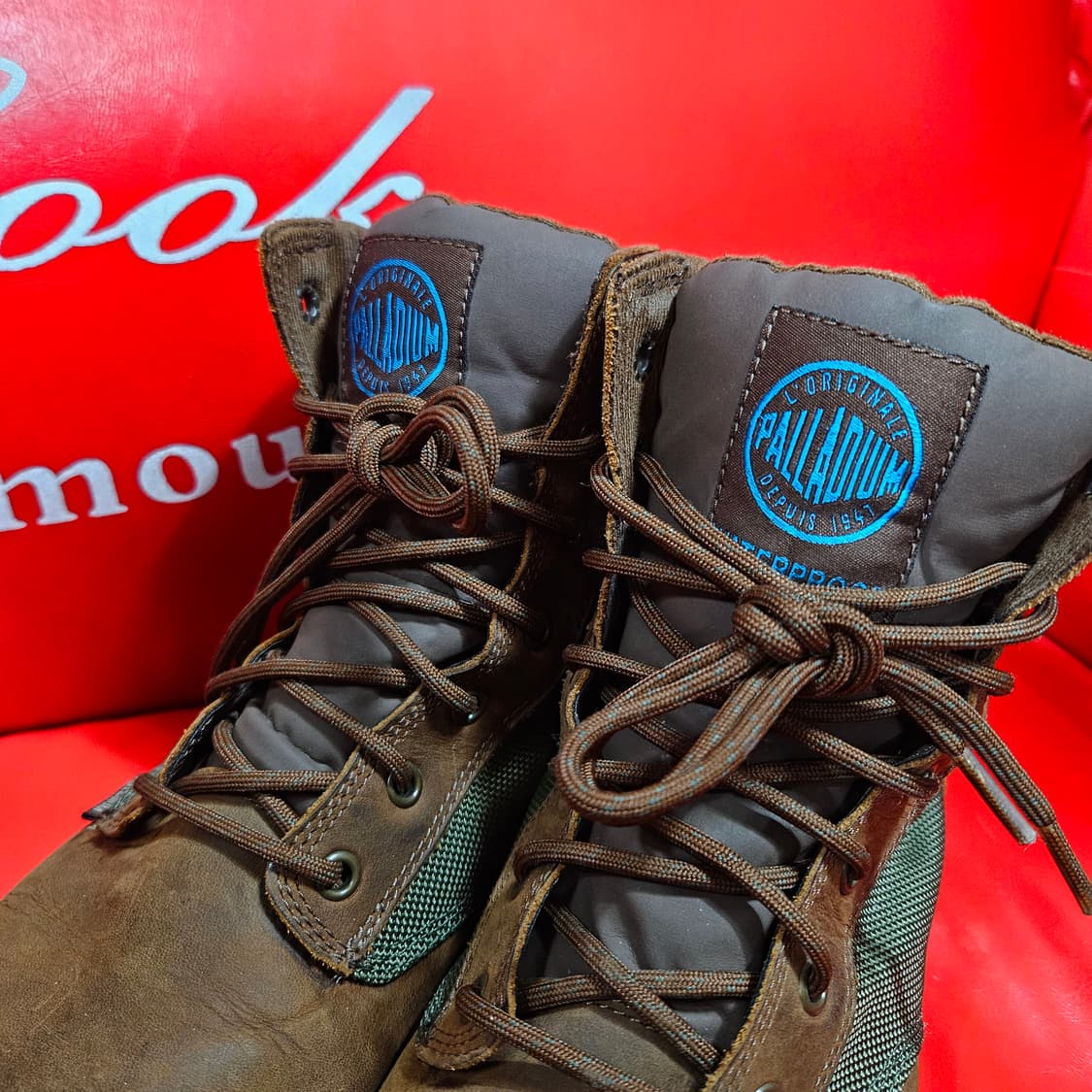 팔라디움(Palladium) 커프 레더 가죽 워커 부츠 43size 상품이미지3