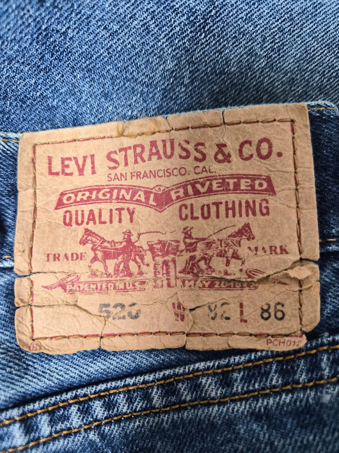 리바이스Levis 520 워싱진 32사이즈 P-192 상품이미지4