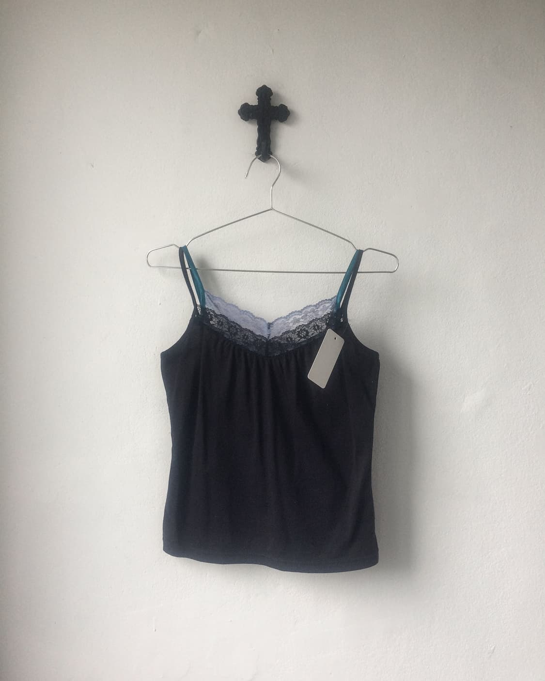 Lace trimming sleeveless 상품이미지1