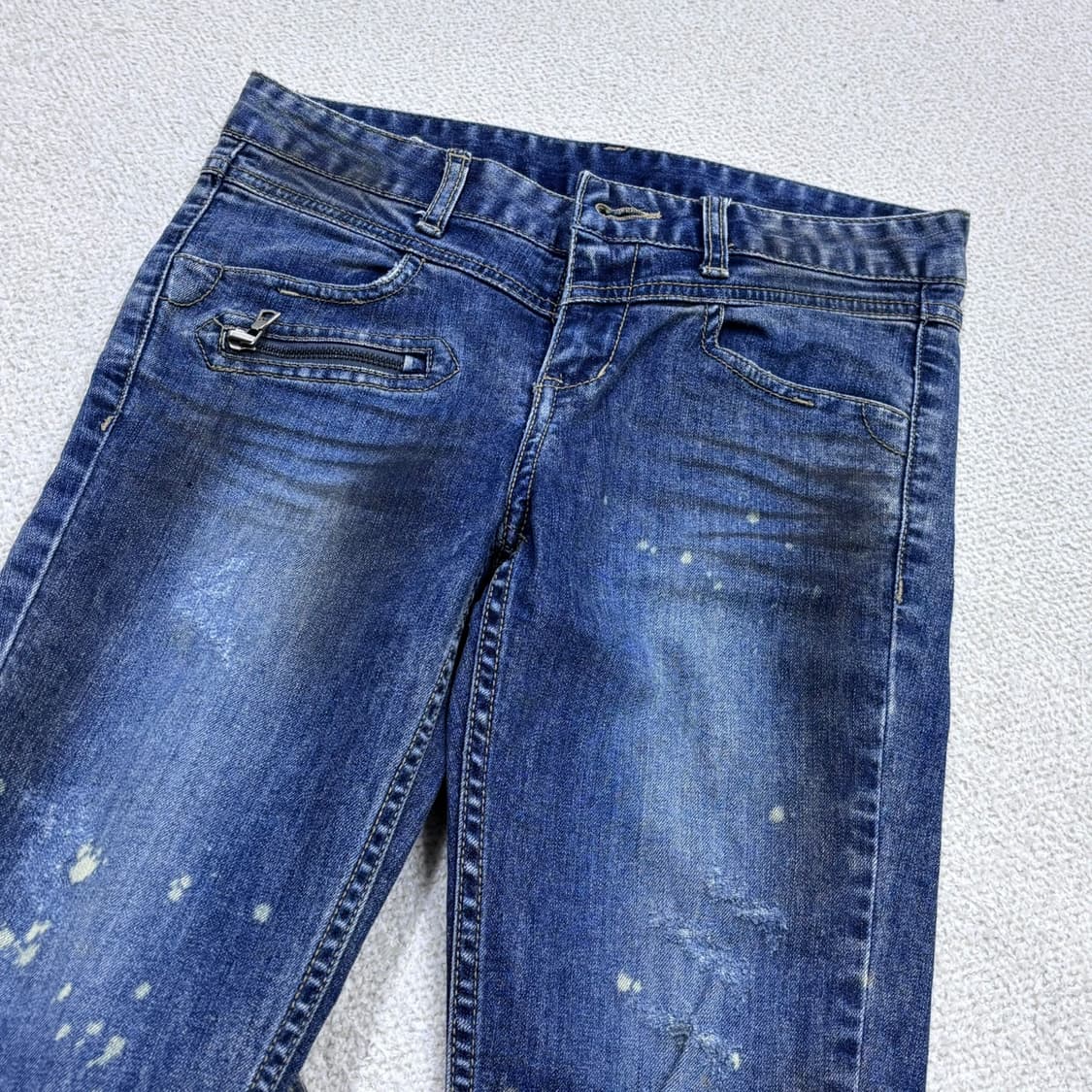 42 베네통 빈티지 워싱 데님 팬츠 0423E 상품이미지5