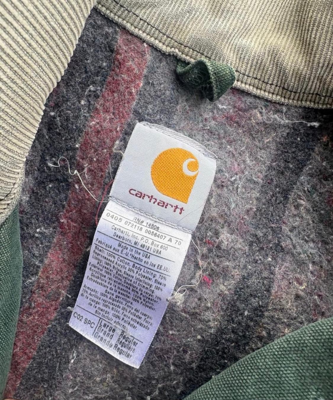 칼하트C02 SPC 초어자켓 상품이미지3