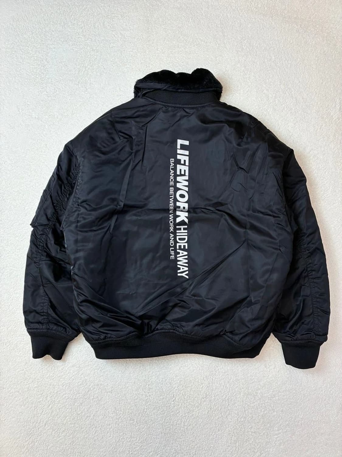 라이프워크 MA-1 클래식 리버시블 블루종 자켓 PN5773    상품이미지4