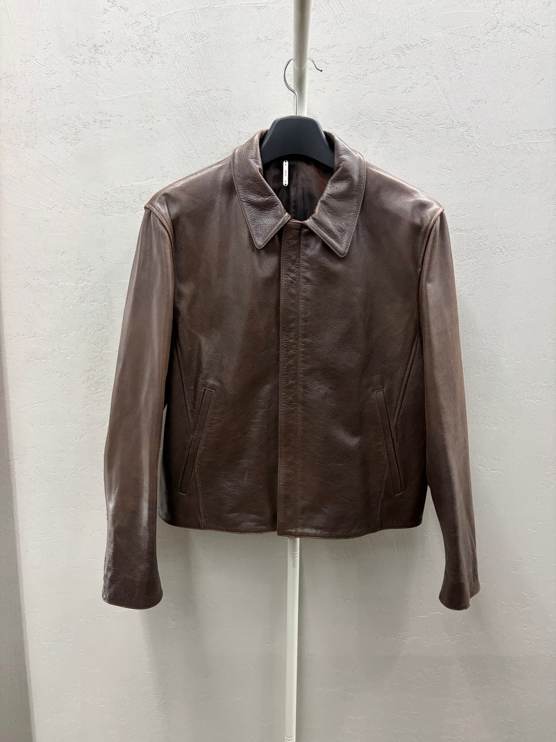 Tonywack 브라운 레더 자켓 L 상품이미지2