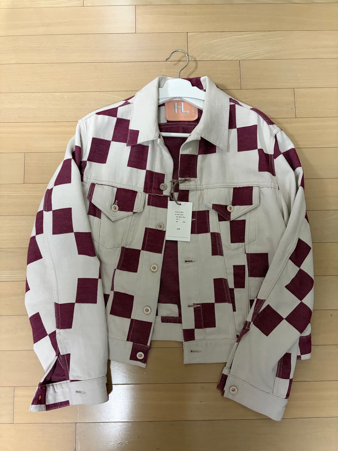 헤릴 체크 자켓 상품이미지2