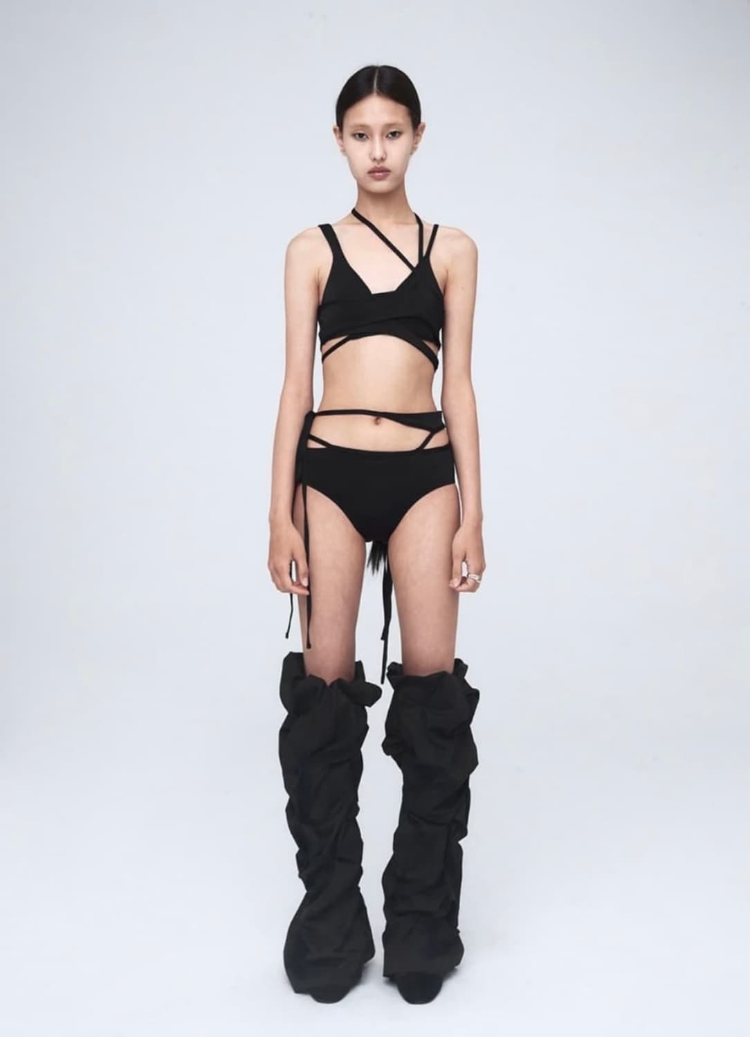 나체 비키니 set 블랙 상품이미지1
