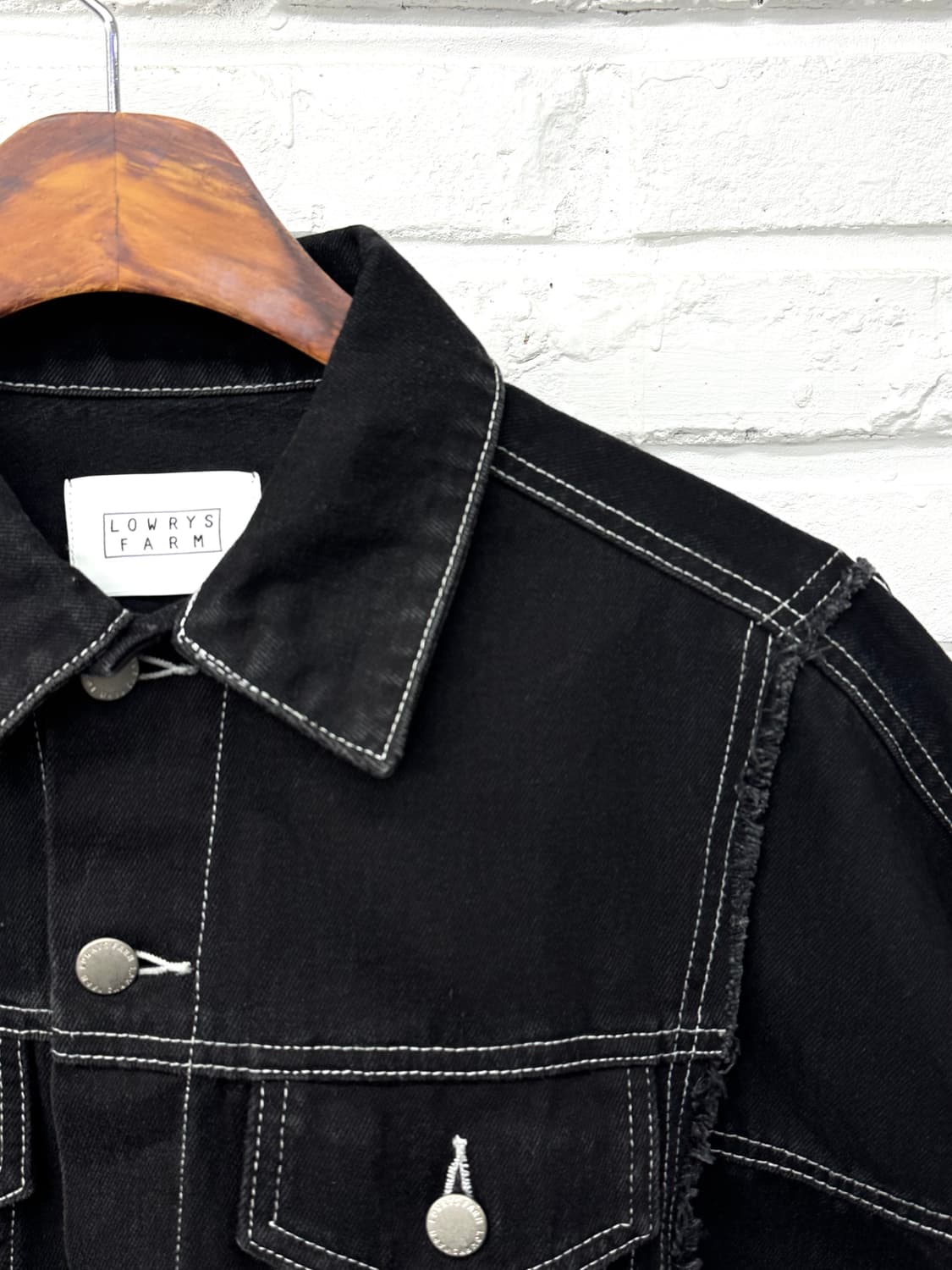 Lowrys Farm 블랙 데님자켓 상품이미지4