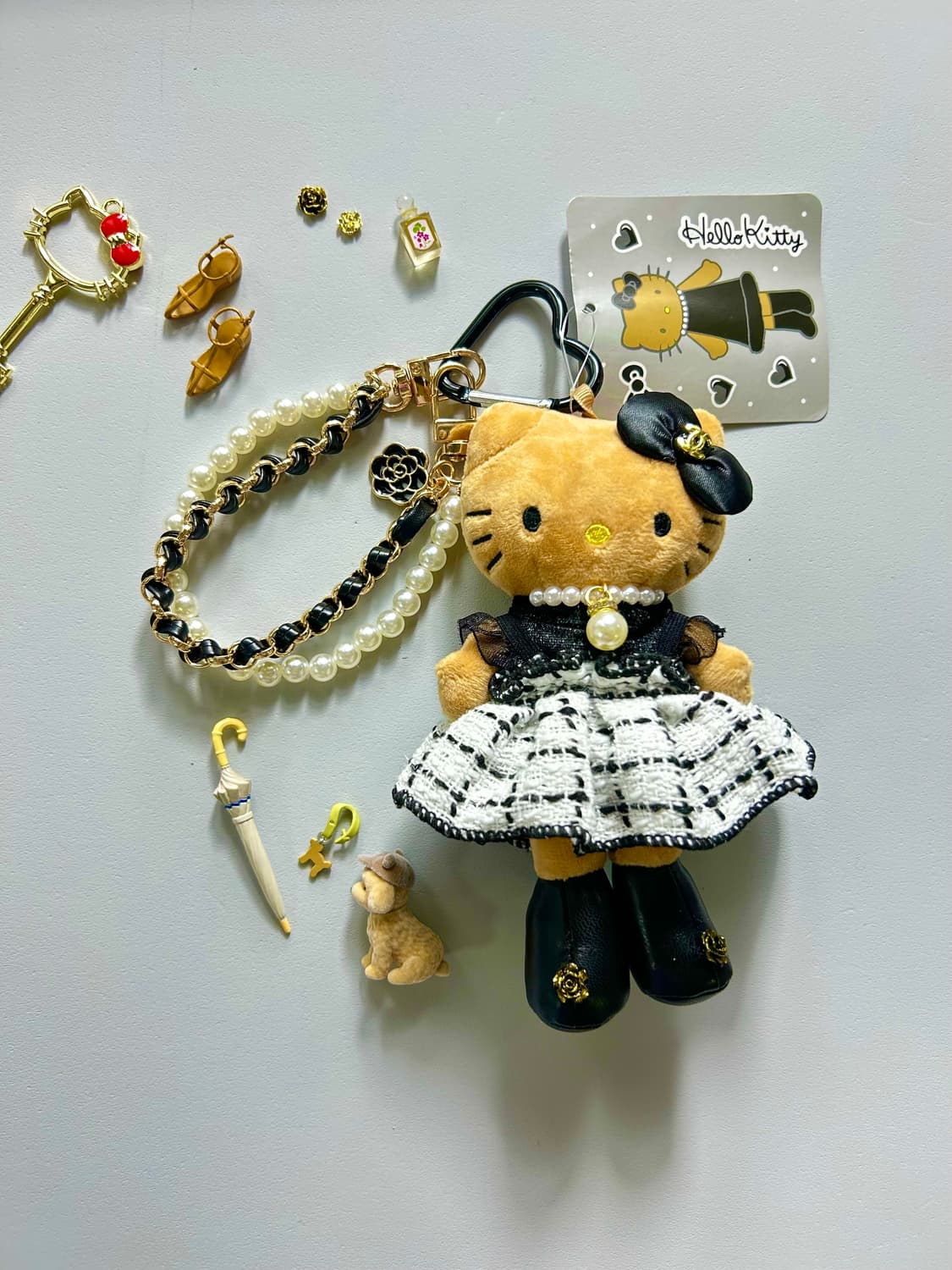 롱다리키티 커스텀키링(2) 상품이미지1