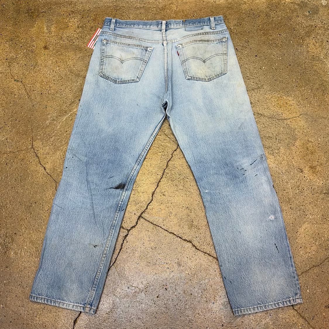 레어 90s Made in USA 빈티지 리바이스 501 청바지 데님팬츠 상품이미지6