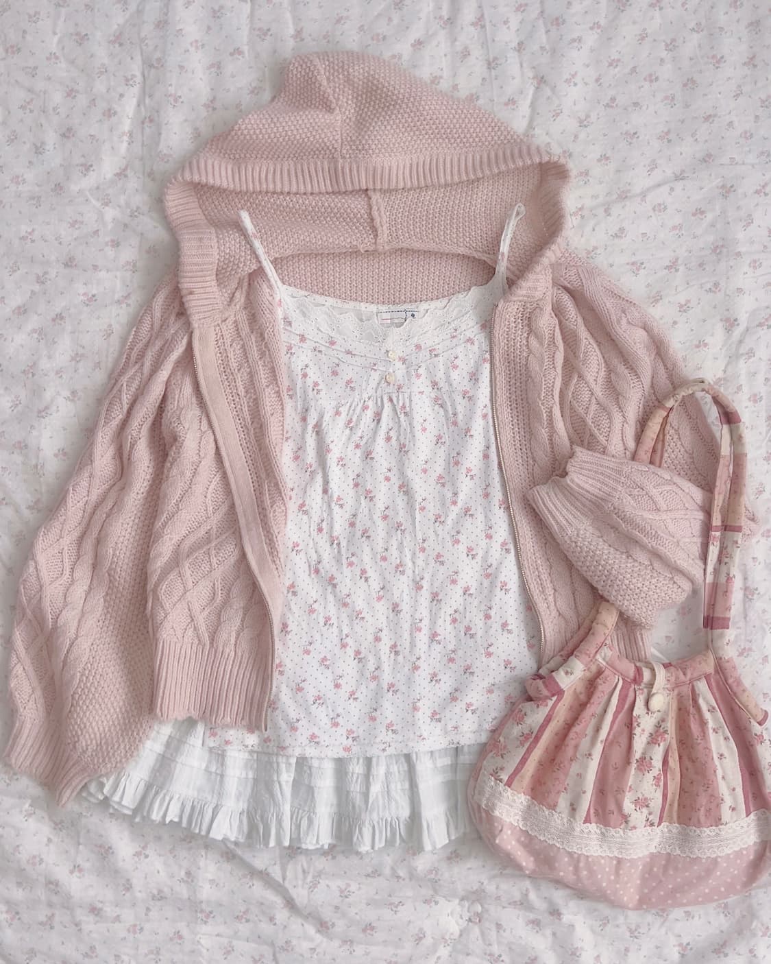 핑크 잔꽃셋 상품이미지1