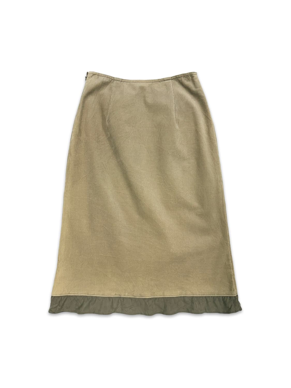 빈티지 EXOAH 골덴 프릴 롱 스커트 상품이미지4