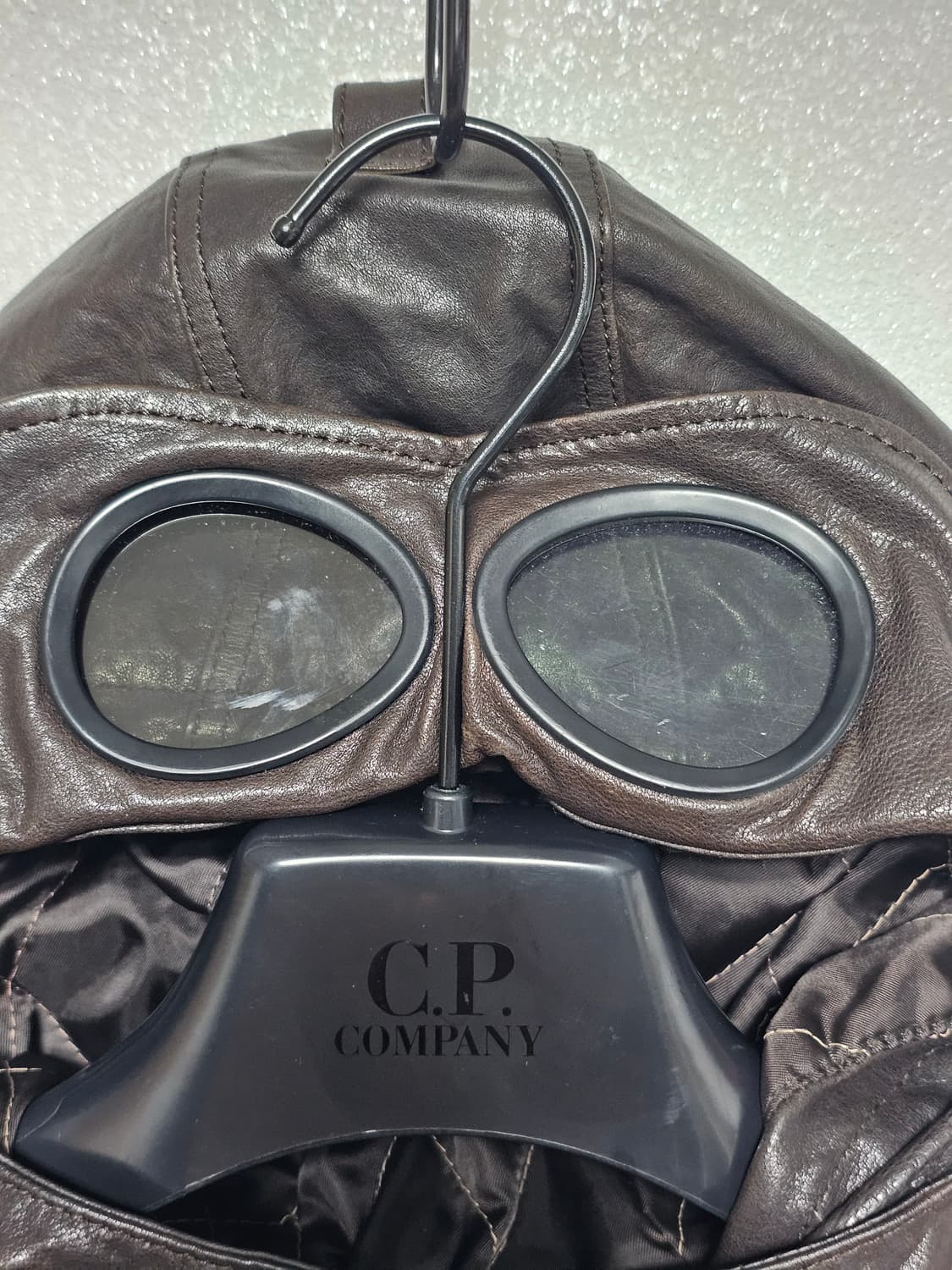 cp컴퍼니 고글 램스킨 레더 자켓 상품이미지4