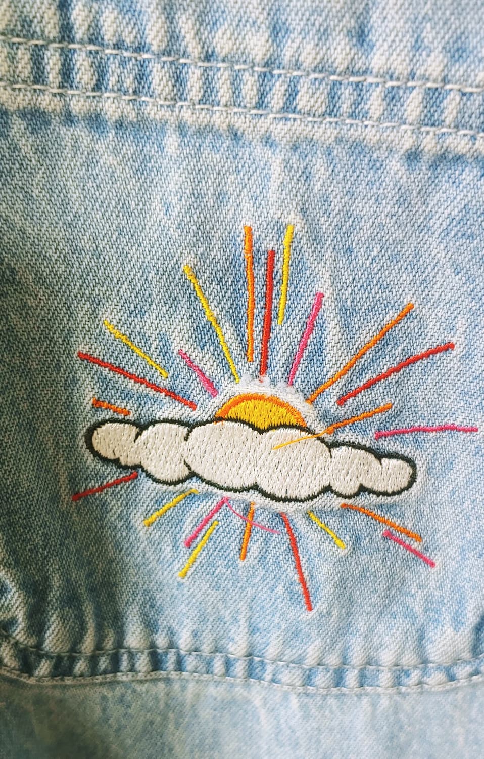 90s 루니툰 디즈니 푸우 데님 셔츠 상품이미지3