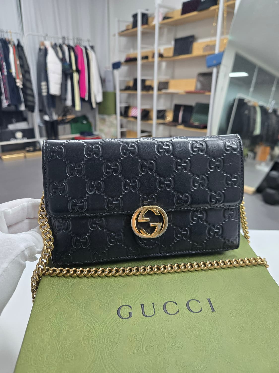 [A급컨디션] 구찌 시그니처 숄더백 상품이미지1