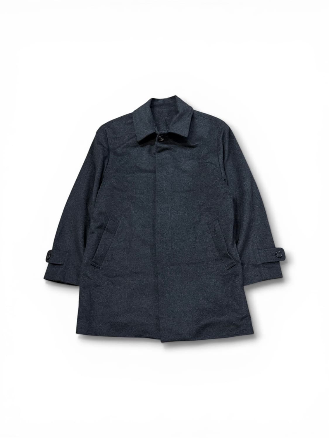 YSL 입생로랑 딥그레이 발마칸 코트  상품이미지1