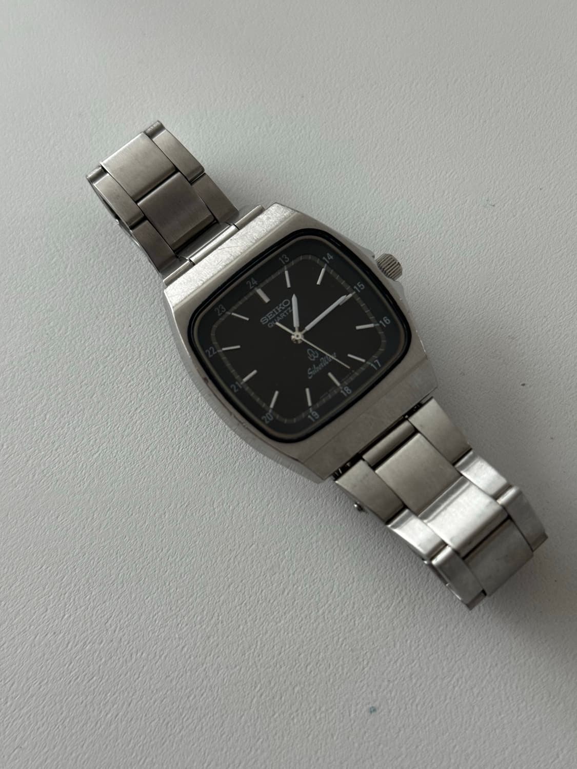 세이코 Seiko 쿼츠 실버웨이브 스퀘어 데이데이트 상품이미지3