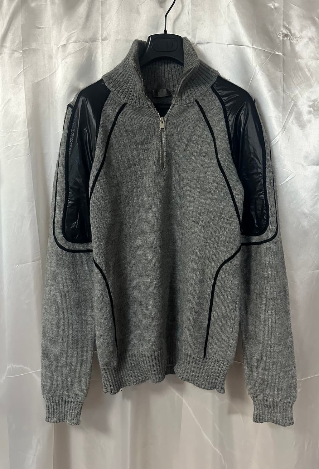 디올옴므 AW07 모터 하프 집업 상품이미지1