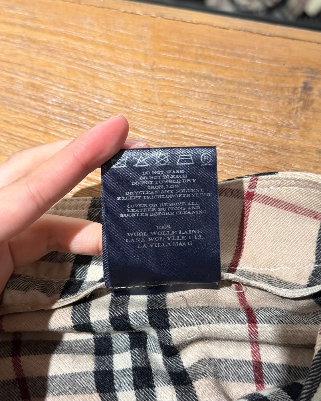 버버리 베이지 노바체크 팬츠 상품이미지9